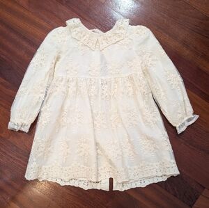 Cream Lace Baby Dress